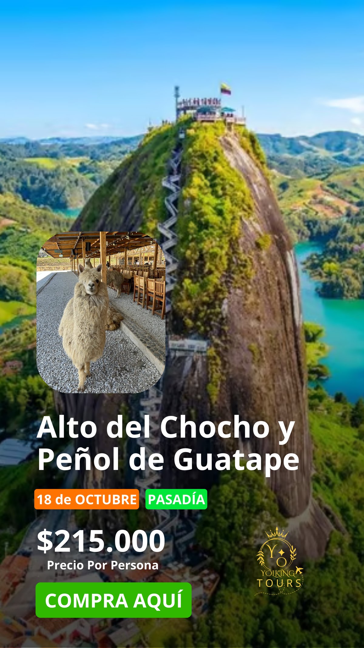 Alto del Chocho y Peñol de Guatapé - Salida: 18 de Octubre